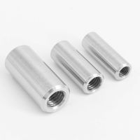 5PCS Round Rod Coupling Nut A2 Stainless Steel Long Cylinder Nuts Bar M3 M4 M5 M6 M8 Nails Screws Fasteners