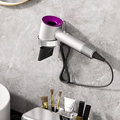 Hair Dryer Rack Free Punching Bathroo Toilet Toilet Storage Rack Wall Hanging Hair Dryer Hanger Hair Dryer Rack Shelf Organizer Bathroom Counter Stora