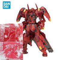 Bandai อนิเมะกันดั้มรุ่น MG ASTRAEA TYPE-F แบบเต็มชุดอาวุธและหิมะถล่มตุ๊กตาขยับแขนขาได้ของเล่น PB สำหรับเด็ก