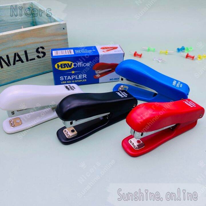 9926 HBW Plastic stapler W/staple remover Small Size use 10 staple WIRE ...