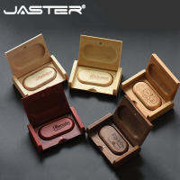 JASTER ฟรี Custo โลโก้กล่องไม้ USB แฟลชไดรฟ์128กิกะไบต์โลโก้ส่วนบุคคลของขวัญแต่งงาน Memory Stick 64กิกะไบต์ไม้ Pendrive 32กิกะไบต์ U Diskhot