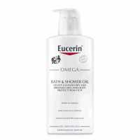 Eucerin OMEGA Bath and Shower Oil | Body Wash 400ml. ยูเซอรีน โอเมก้า บาธ แอนด์ ชาวเวอร์ ออยล์ บอดี้วอช โลชั่นอาบน้ำ