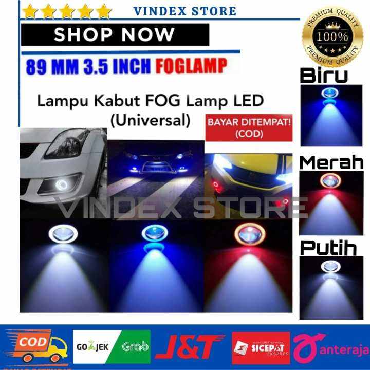 Lampu Kabut Foglamp Led Angel Eyes Mm Universal Lazada Indonesia