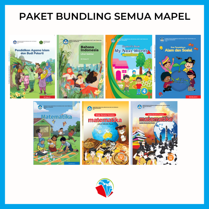 (PER PAKET) BUKU KURIKULUM MERDEKA SD KELAS 4 (KURIKULUM MERDEKA ...