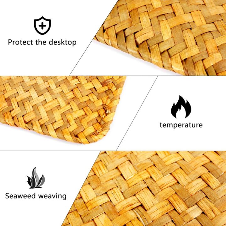 pack-of-3-natural-seagrass-place-mat-17-7inch-x-12inch-hand-woven-rectangular-rattan-placemats