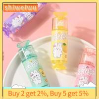 SHIWEIWU2558285 2ชิ้นเทปลบคำผิดสีขาวคาวาอี้แบบเรียบน่ารักสายหักง่ายสายเทปลบคำผิดแต่งทรงลูกกวาดยางลบเจลลี่จากเกาหลีน่ารัก PS เทปลบคำผิดนักเรียน