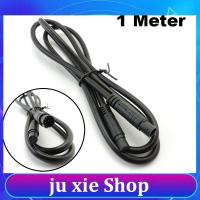 JuXie store 1m 8pin Car DVR Camera Rear View Male to Female cable connector copper Wire 8 core Cord Extension HD Monitor Vehicle q1