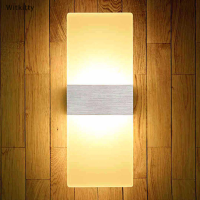 Witkitty ไฟ LED ผนังขึ้นลง Cube ในร่มกลางแจ้ง sconce โคมไฟโคมไฟตกแต่ง