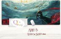 แผ่นรองเม้าส์อนิเมะ(Anime)สไตล์สีสันสดใสงานละเอียดมากก เย็บแบบพาโนรามาเก็บตะเข็บละเอียดหน่าแน่น นุ่มสบายรองรับน้ำหนักข้อมือขนาด