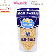 HSD T5 2024 Mì Nui Trứng ALB - GOLD Hình Chữ Cái Alphabet, 90g, Cho Bé Từ