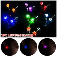 เครื่องประดับ AMBULANTSHOP16P3ของขวัญปาร์ตี้ฮาโลวีนตุ้มหู Studs ต่างหูต่างหูไฟ Led กระพริบ