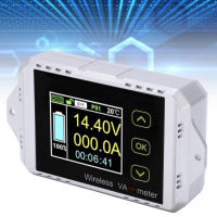 LCD มัลติฟังก์ชั่นเมตรหน้าจอสีไร้สาย DC โวลต์มิเตอร์แอมป์มิเตอร์ Power Meter Coulomb Counter สำหรับการวัด Parameter