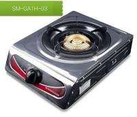 Smart HomeGAS STOVE เตาแก๊สสแตนเลสหัวทองเหลืองชุปสี  เตาแก๊สสแตนเลสหัวเดียว SM-GA1H-03