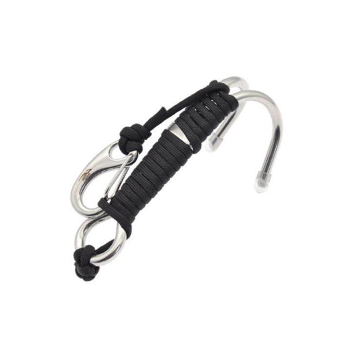 keep-diving-scuba-diving-double-dual-stainless-steel-reef-drift-hook-with-line-and-clips-hook-for-current-dive-underwater