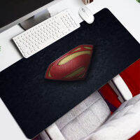 Marvel Super-man Computer Gaming Mouse Pad XXL Large Rubber Mousepad Locking Edge Laptop Notebook Keyboard Mat 90X40 Cool for LOL Boyfriend Gifts