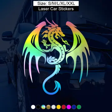 Japanese dragon vinyl decals for car & truck