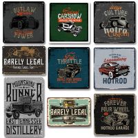 【HOT】☇☢☃ Car Metal Iron Brand Paws Plauqe Wall for Bar Farmhouse Tin Plates Plate