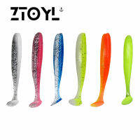 ZTOYL 10PCS  Soft lures ง่าย Shiner เหยื่อเทียมนุ่มกลิ่นเพิ่มสำหรับเบสตกปลา wobblers