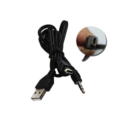 Mini 2 In 1 USB 5 Pin+3.5MM AUX Cable Bluetooth Speaker Data Audio Charger
