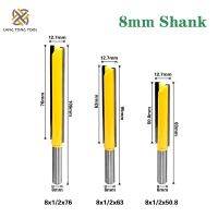 เครื่องตัดกัด 1 PC 8mm Shank ตรง Router Bit 1/2 นิ้ว Milling ตัดเส้นผ่านศูนย์กลางขอบงานไม้ตัดมีดคัตเตอร์ LT112