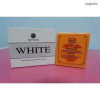 สบู่ไวท์เอสเซนส์  ของแท้100% White Essence Collagan Soap สบู่ไวท์เอสเซนส์ ขนาด80 กรัม (1 ก้อน)