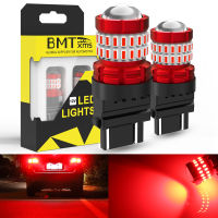 BMTxms 2 ชิ้น T25 3157 P27W P27/7 วัตต์ Canbus ไฟเบรค LED สีแดง 3156 หลอดไฟ LED สำหรับรถหยุดย้อนกลับไฟวิ่งกลางวัน 12 โวลต์-jjjvjvjyvuyvksbjd