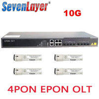 10G EPON OLT 4PON Ports FTTH CATV OLT Carrier-grade high-density Fiber Optic High Quality 10G professional PX20+ and EPON ONU