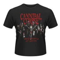 คุณภาพสูงผู้ชาย T เสื้อ Hipster เสื้อยืด Cannibal Corpse butchered AT birth 2015ผู้ชายสบายๆเสื้อผ้า