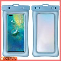 FZIPUA ใต้น้ำ ถุงลมนิรภัยลอย สำหรับดำน้ำชายหาด ว่ายน้ำแห้งกระเป๋า เคสโทรศัพท์มือถือ เคสโทรศัพท์กันน้ำ กระเป๋าใส่โทรศัพท์