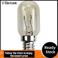 V-ELECTRONIC ขั้วต่อ E12S หลอดไฟตู้เย็นทังสเตน สกรูขนาดเล็กแคระ แสงสีขาว ไฟในตู้เย็น แบบพกพาได้ 10W ค่ะ โคมไฟ LED ตู้เย็น บ้านในบ้าน