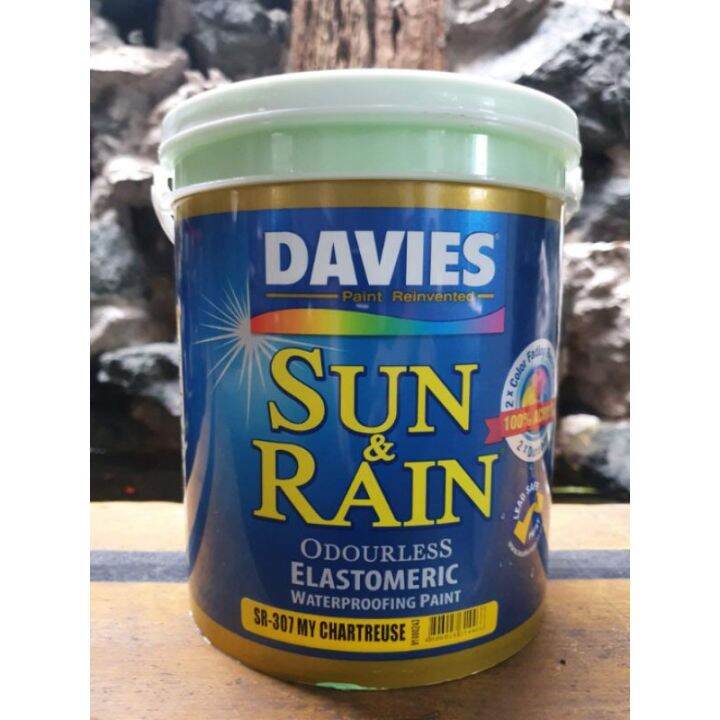 Sun Rain SR-307 My Chartreus 4L Davies Sun And Rain Waterproofing Paint ...