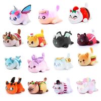 Meemeow Aphmau Plush Meememandu อาหารแมว Plushie Bunle Ahpmau French Fries Burger หมอน Plush ของเล่น Kawaii น่ารัก Plushy Cats ตุ๊กตา