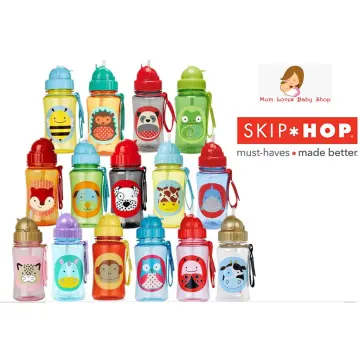 SKIP HOP Zoo Straw PP Bottle 13oz/385ml *NEW*