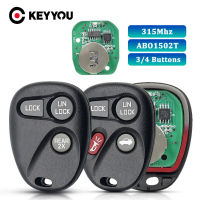 KEYYOU 315เมกะเฮิร์ตซ์34ปุ่มกุญแจรถระยะไกลออโต้คาร์ที่สำคัญสำหรับเชฟโรเลตทาโฮชานเมืองติดตาม GMC YUKON