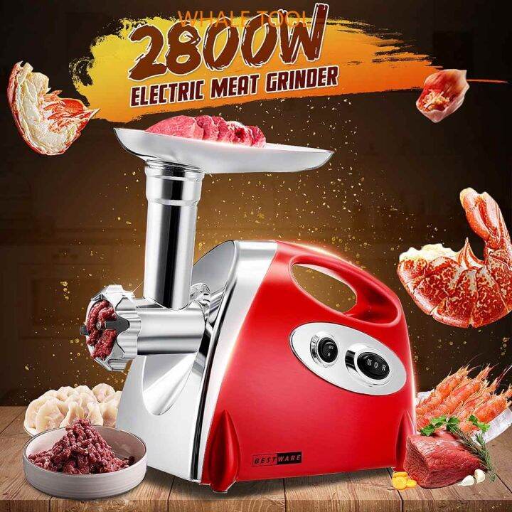 cod 110V220V 2800W Electric Meat Grinder Mixer Kitchen Mincer Sausage