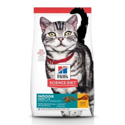 Hills Science Diet อาหารแมว อายุ 1-6 ปี สูตรแมวเลี้ยงในบ้าน ขนาด 1.58 กก.