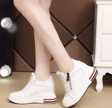 Women's no hot sale heel sneakers