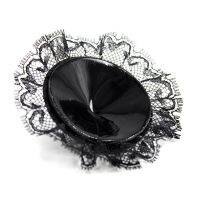 Fashion Women Sexy Lace Round Exotic Pasties Nipper Cover Nipple Cover Black For Women