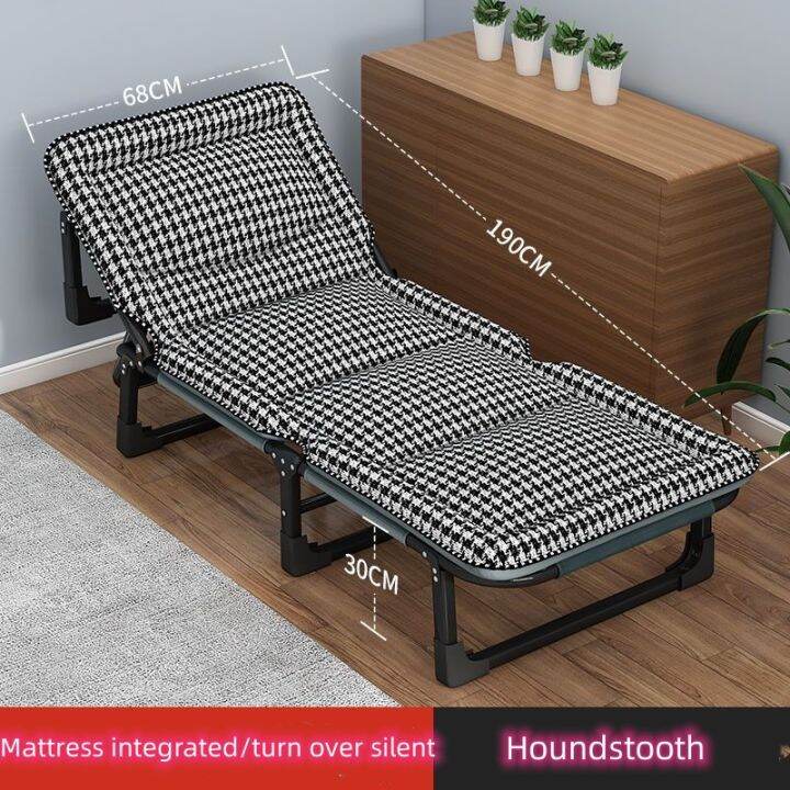 Folding bed outdoor portable steel tube bed Simple Folding Beds Modern