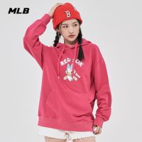 Mlb Disney เสื้อกันหนาว มีฮู้ด ทรงหลวม ลาย Donald Duck ให้ความอบอุ่น เหมาะกับฤดูใบไม้ร่วง และฤดูหนาว สําหรับผู้ชาย และผู้หญิง HDD10