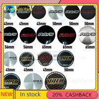 NEW （FT）4PCS/lot 45mm 50mm 56mm 65mm Car Wheel Center Cap Emblem Sticker For RAYS VOLK Racing Wheel LOGO Hub Cap Sticker