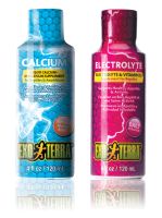 (พร้อมส่ง)Exoterra LiquidCalcium และ Electrolyte ขนาด 120 ml ( แคลเซียมน้ำ วิตามินน้ำ )