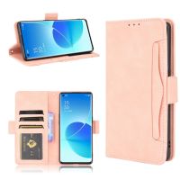 เคสป้องกันโทรศัพท์แบบกระเป๋าสตางค์สำหรับ Reno5 OPPO Reno6 Reno 5 5A 6 6Z Pro Plus Pro + 4G 5G ฝาครอบซิลิโคน TPU หนังแฟชั่น