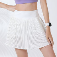 Golf Ballet Table Skirt Shorts Women White Tennis Clothes Pleated Mini Skirt With Pockets Workout Gym Yoga Badminton Sport Wear...