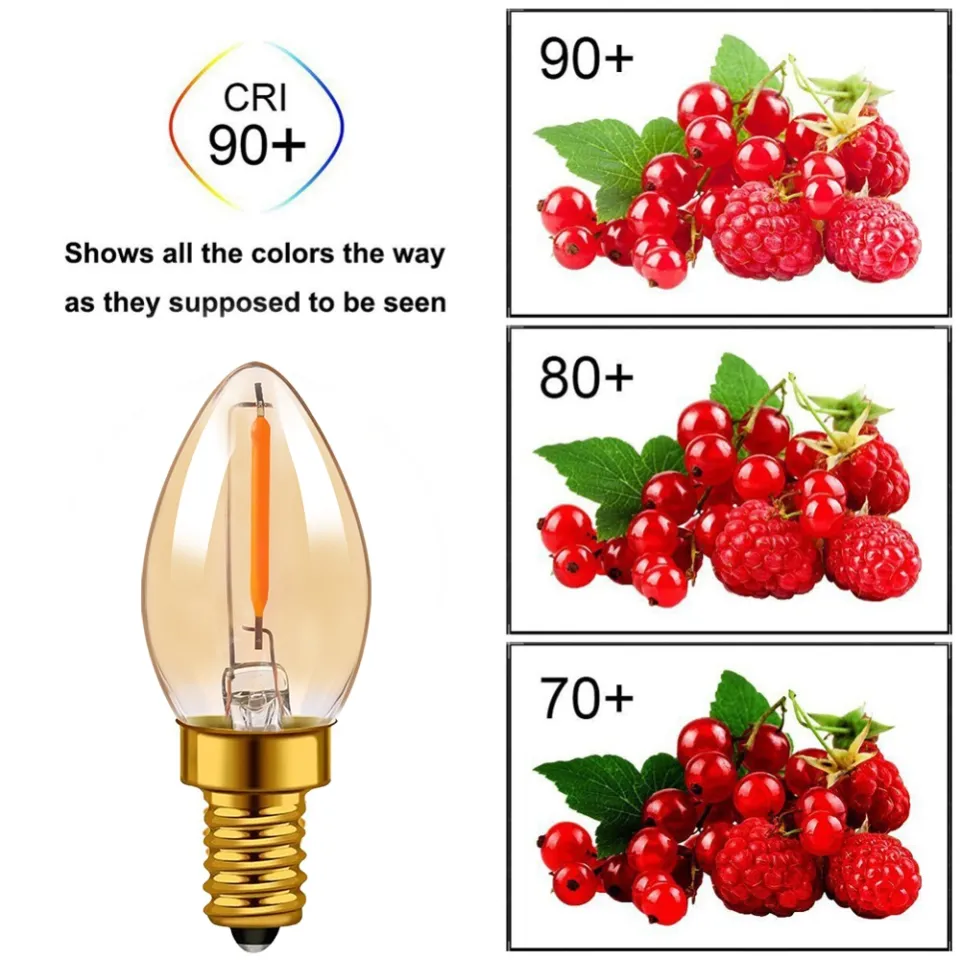 Led Night Light Bulbs C7 Chandelier E12 E14 Base Decorative Light