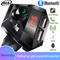 G18รถ Mp3ไร้สาย Bluetooth-ใช้งานร่วมกับแฮนด์ฟรี Dual Usb Car Charger Fm Transmitter Receiver