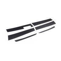 Car Door Window Pillar Post Cover Trim for Ford Maverick 2022 2023 Accessories ,Carbon Fiber Pattern