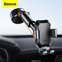 Baseus Gravity Car Holder Stand for 4.7-6.5 Mobile Phone 360 Degree Strong Suction Cup Car Mount Holder for iPhone 13 Pro 12 Xiaomi 9 Dasboard Car Holder Stand