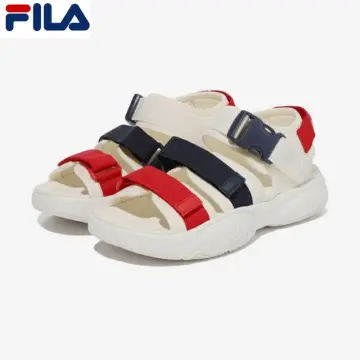 White deals fila sandals