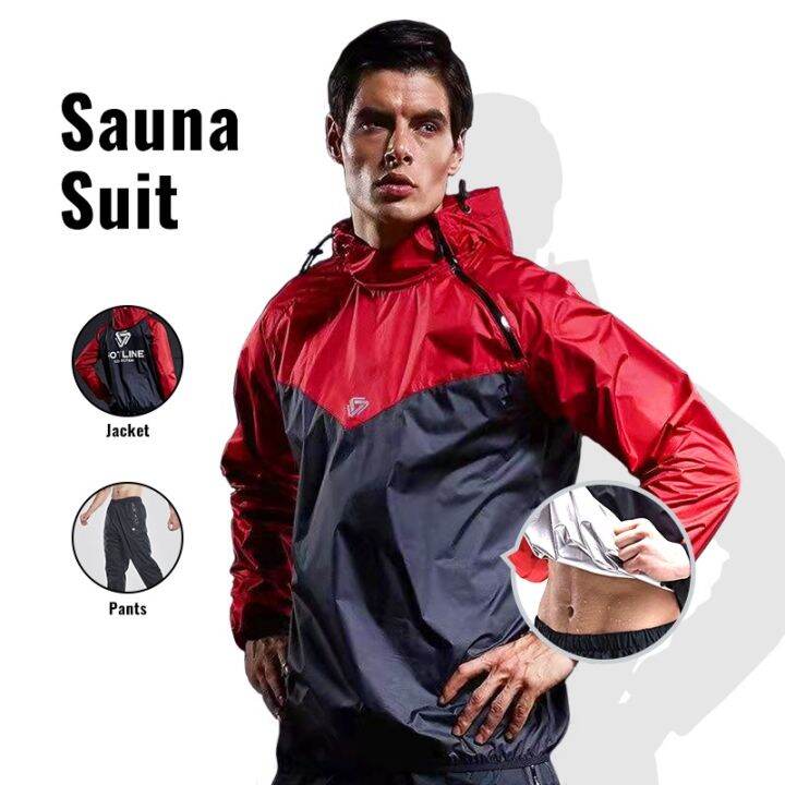 「VeiLai」Sauna Suit Men Sauna Jacket For Men Sweat Sauna Suit For